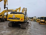 Back corner of used Komatsu,Used Excavator in yard for Sale,Used Komatsu Excavator in yard for Sale